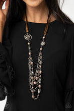 Load image into Gallery viewer, Necklaces All The Trimmings - Brown Blockbuster