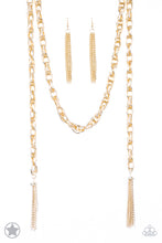 Load image into Gallery viewer, Necklace SCARFed for Attention - Gold Blockbuster