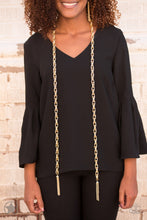 Load image into Gallery viewer, Necklace SCARFed for Attention - Gold Blockbuster