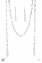 Load image into Gallery viewer, Necklace SCARFed for Attention - Silver Blockbuster