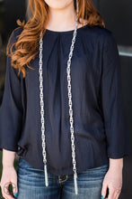 Load image into Gallery viewer, Necklace SCARFed for Attention - Silver Blockbuster
