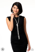 Load image into Gallery viewer, Necklace SCARFed for Attention - Silver Blockbuster