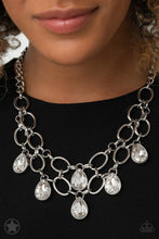 Load image into Gallery viewer, Necklaces Show-Stopping Shimmer - White Blockbuster