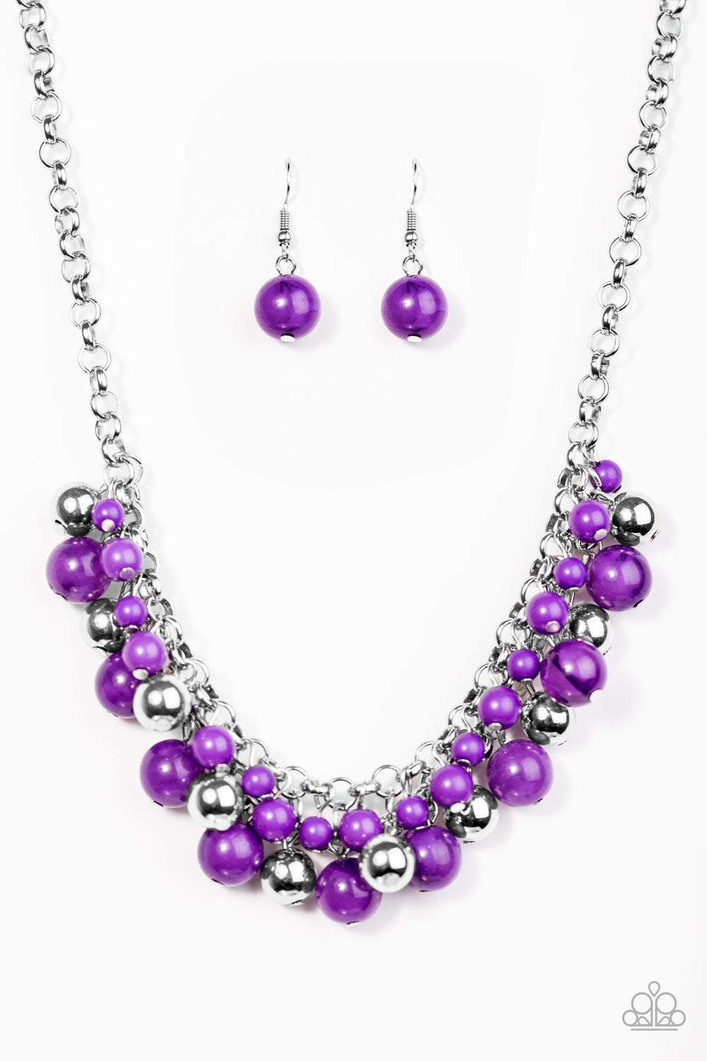 Necklace For The Love Of Fashion - Purple