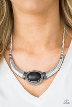 Load image into Gallery viewer, Necklace Cause A STEER - Black