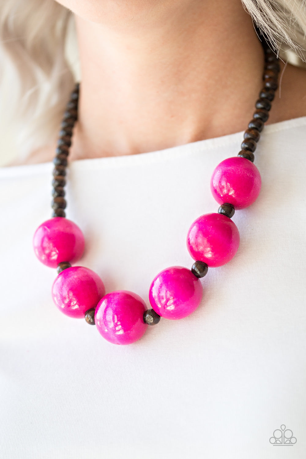 Necklace Oh My Miami - Pink N300