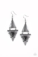 Load image into Gallery viewer, Earrings El Paso Edge - Black E2098