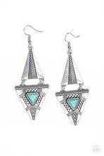 Load image into Gallery viewer, Earrings El Paso Edge - Blue E84 Final