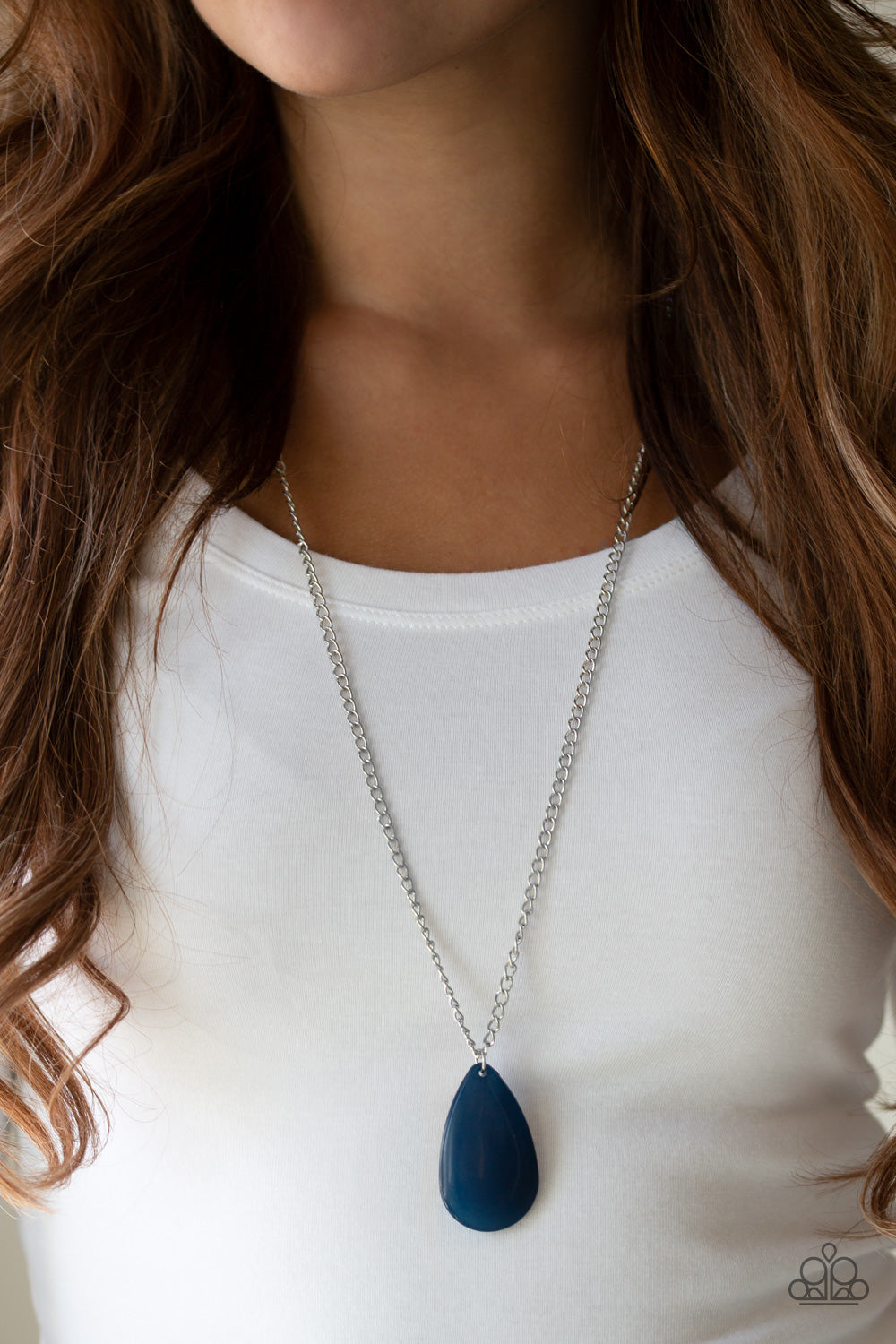 Necklace So Pop-YOU-lar - Blue