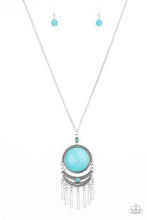 Load image into Gallery viewer, Necklace Rural Rustler - Blue N2336