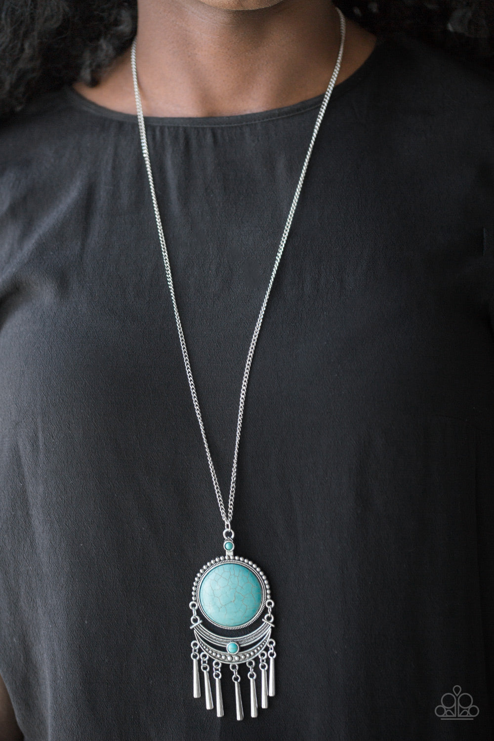 Necklace Rural Rustler - Blue N2336