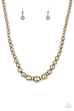 Load image into Gallery viewer, Necklace Party Pearls-Brass