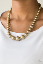Load image into Gallery viewer, Necklace Party Pearls-Brass