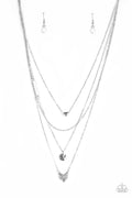 Load image into Gallery viewer, Necklace Gypsy Heart White VDAY V101