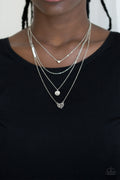 Load image into Gallery viewer, Necklace Gypsy Heart White VDAY V101