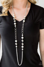 Load image into Gallery viewer, Necklace Set &quot;Uptown Talker - White&quot; N256