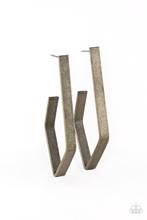 Load image into Gallery viewer, Earrings Geo Grand - Brass E282