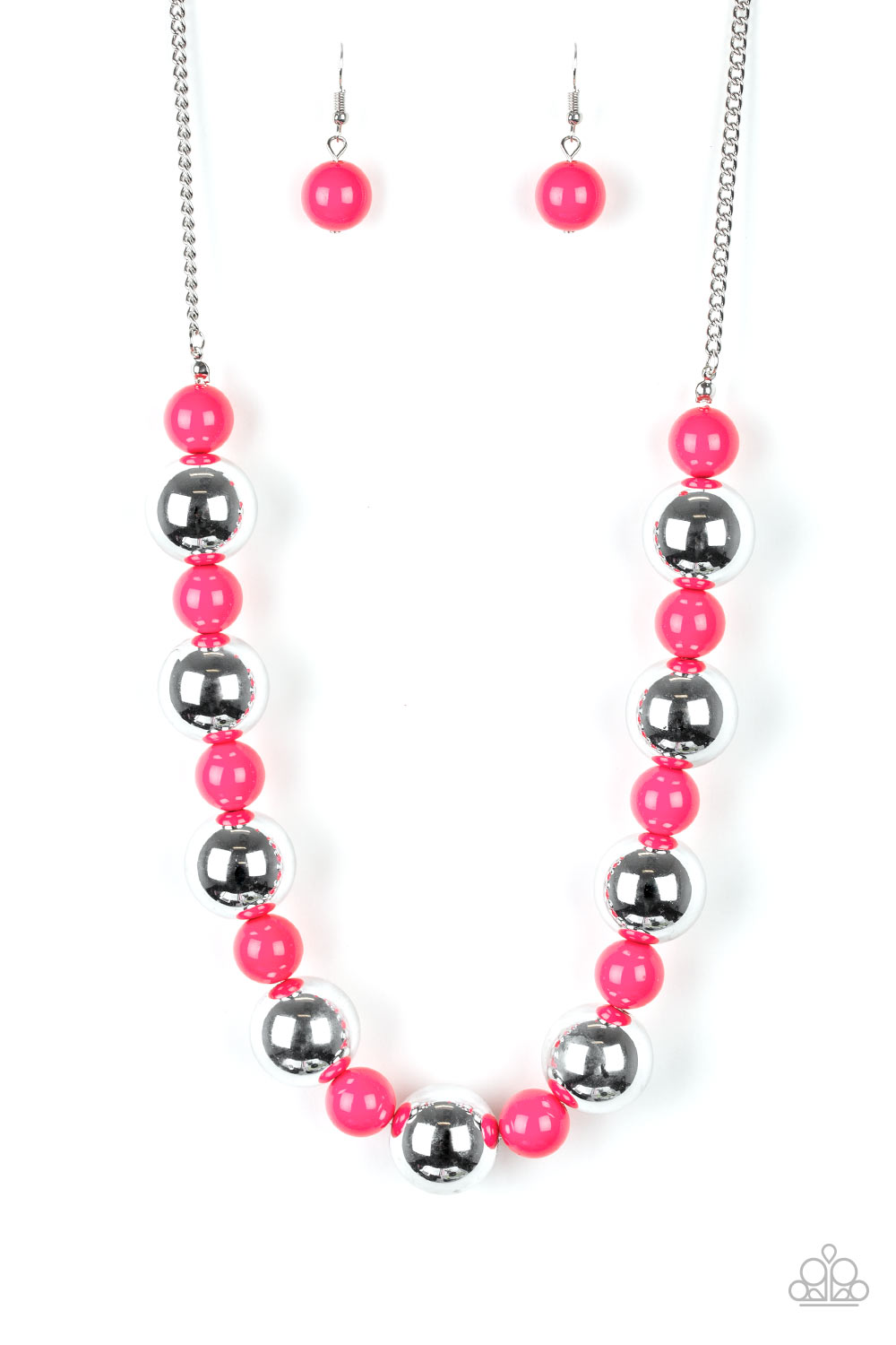 Necklace Top Pop - Pink
