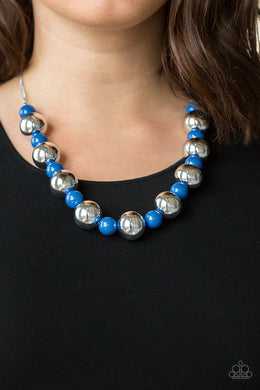 Necklace Top Pop - Blue