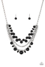 Load image into Gallery viewer, Necklace Rockin Rockette - Black N2218