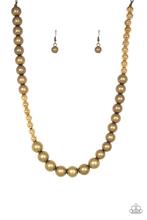 Load image into Gallery viewer, Necklace Power To The People - Brass N491