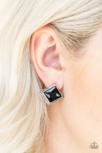 Earrings Stellar Square - Black POST E2069