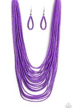 Load image into Gallery viewer, Necklace RIO RAINFOREST - PURPLE N2220