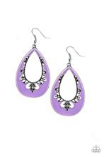 Load image into Gallery viewer, Earrings Compliments To The CHIC - Purple E127