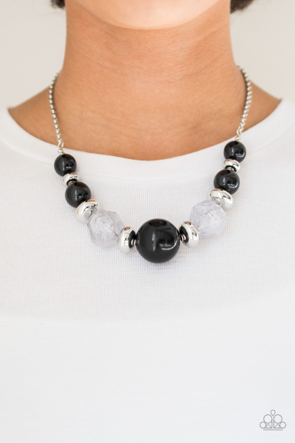 Necklace Daytime Drama - Black N2076