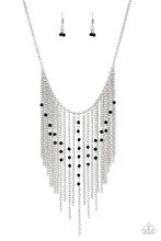 Load image into Gallery viewer, Necklaces First Class Fringe - Black N96