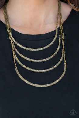 Necklaces It Will Be Over MOON - Brass N482