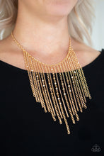 Load image into Gallery viewer, Necklace First Class Fringe - Gold N96