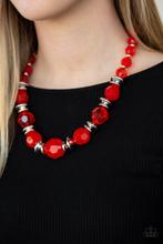Load image into Gallery viewer, Necklace Dine and Dash Red N462
