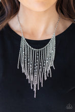 Load image into Gallery viewer, Necklace First Class Fringe - Silver LOP N96