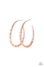 Load image into Gallery viewer, Earrings Twisted Edge - Copper
