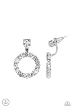 Load image into Gallery viewer, Earrings Diamond Halo - White E2158