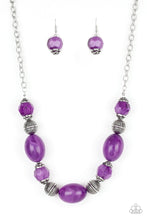 Load image into Gallery viewer, Necklace Ice Melt - Purple N444
