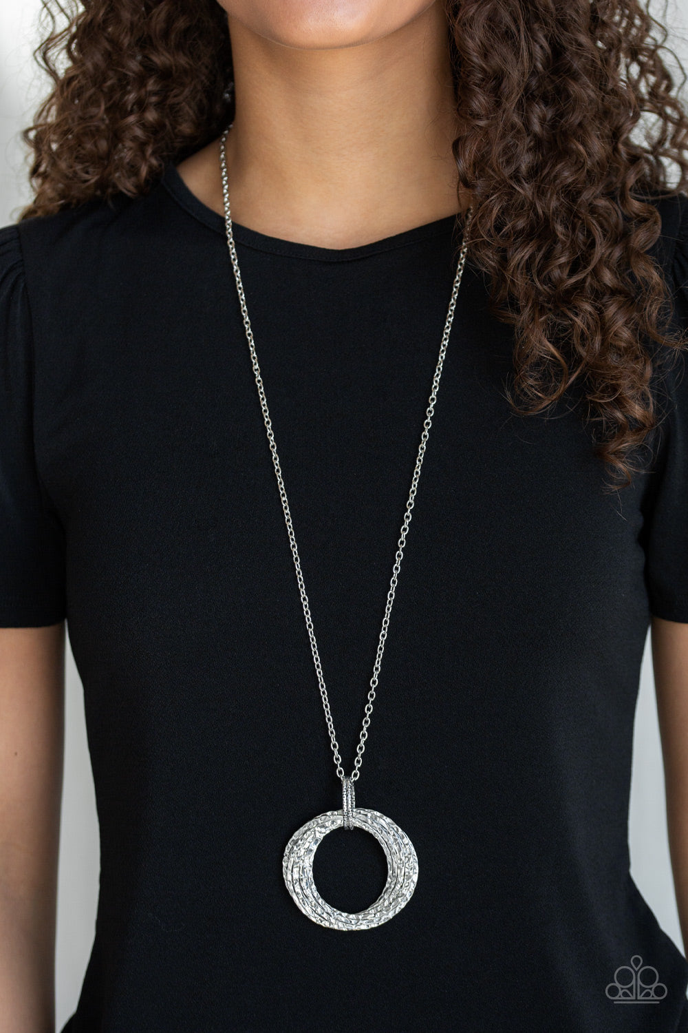 Necklace Metal Marathon - Silver N2005