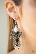 Earrings Vintage Vagabond - White E200