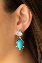 Earrings Western Oasis - Blue E54