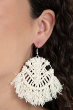 Earrings All About MACRAME - White ♥