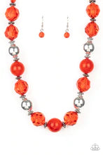Load image into Gallery viewer, Necklace Very Voluminous - Red N151