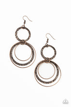 Load image into Gallery viewer, Earrings Eclipsed Edge - Copper E260
