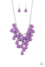 Load image into Gallery viewer, Necklace Serenely Scattered - Purple N446