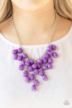 Load image into Gallery viewer, Necklace Serenely Scattered - Purple N446