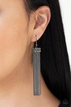 Load image into Gallery viewer, Earrings Twinkling Tapestry - Black E2207