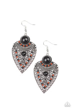 Load image into Gallery viewer, Earrings Tribal Territory - Black E2094