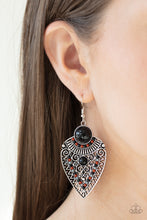 Load image into Gallery viewer, Earrings Tribal Territory - Black E2094