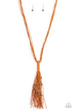 Load image into Gallery viewer, Necklace Hand-Knotted Knockout - Orange N2046