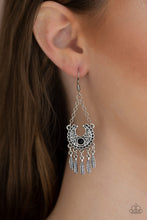 Earrings Fabulously Feathered - Black E2097